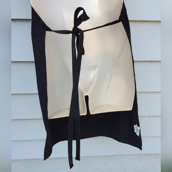 Vitamix Blender Black Long Pockets Apron Slogan Adjustable Neck Tie Back - Picture 5 of 7